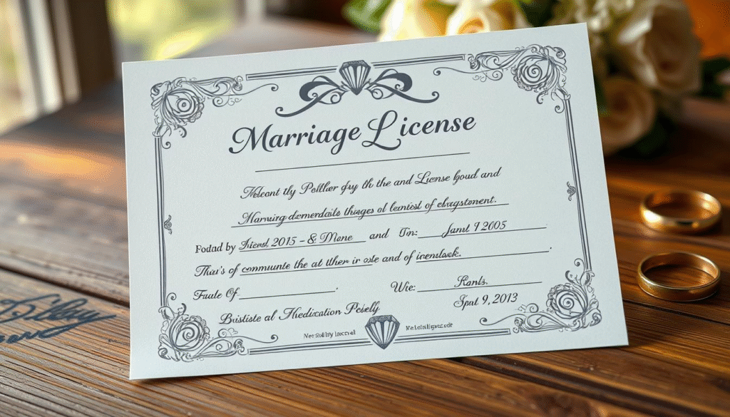 Marriage License